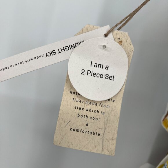 Midnight Sky Summertime Two Piece Set Beachwear Loungewear Size Large NWT - Picture 11 of 13